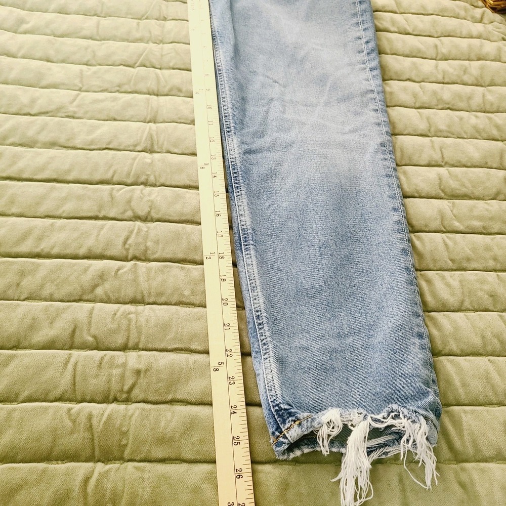 Agolde Straight Leg Jeans in Light Blue Wash - Picture 13 of 13